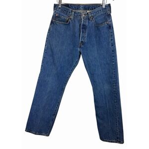 Vintage Levis 501 USA (Dominican) Denim Jeans Men's 33x30 Button Fly (Y2K)